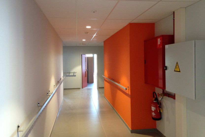 Couloir du bâtiment