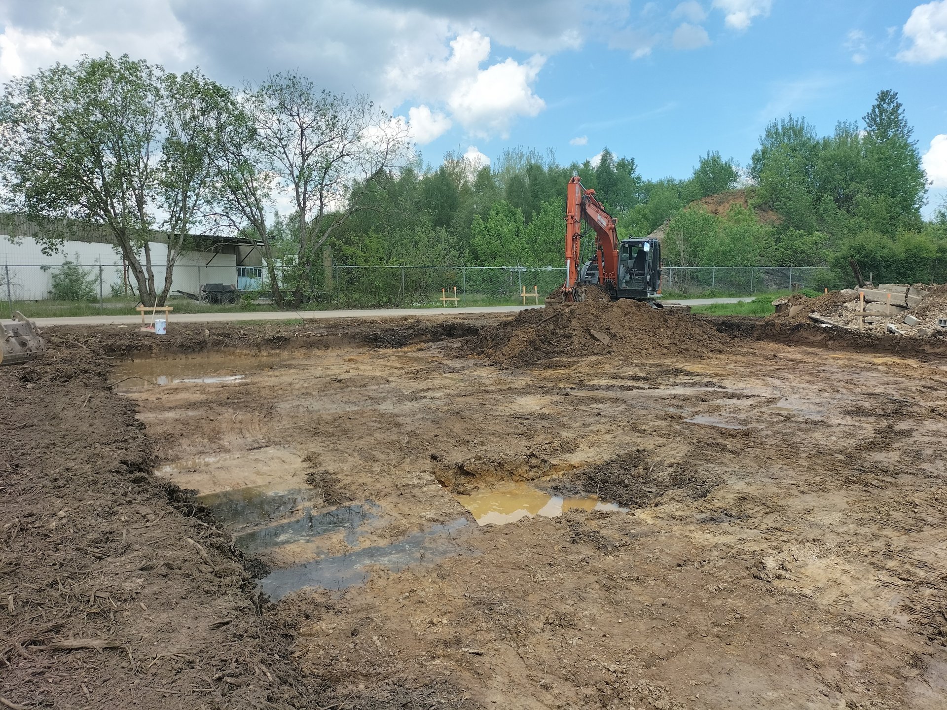 Construction d'un hall relais agricole à Metzert